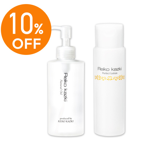 10%OFF〉敏感肌用ふきとり洗顔セット｜REIKO KAZKI オンラインショップ