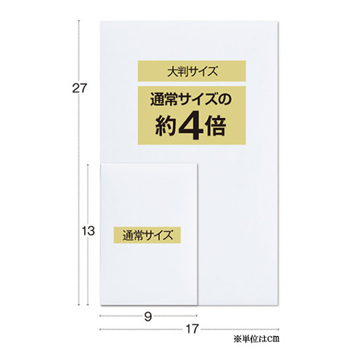 増量リニューアル!】<通常サイズの約4倍!>かづき・デザインテープ(大判 