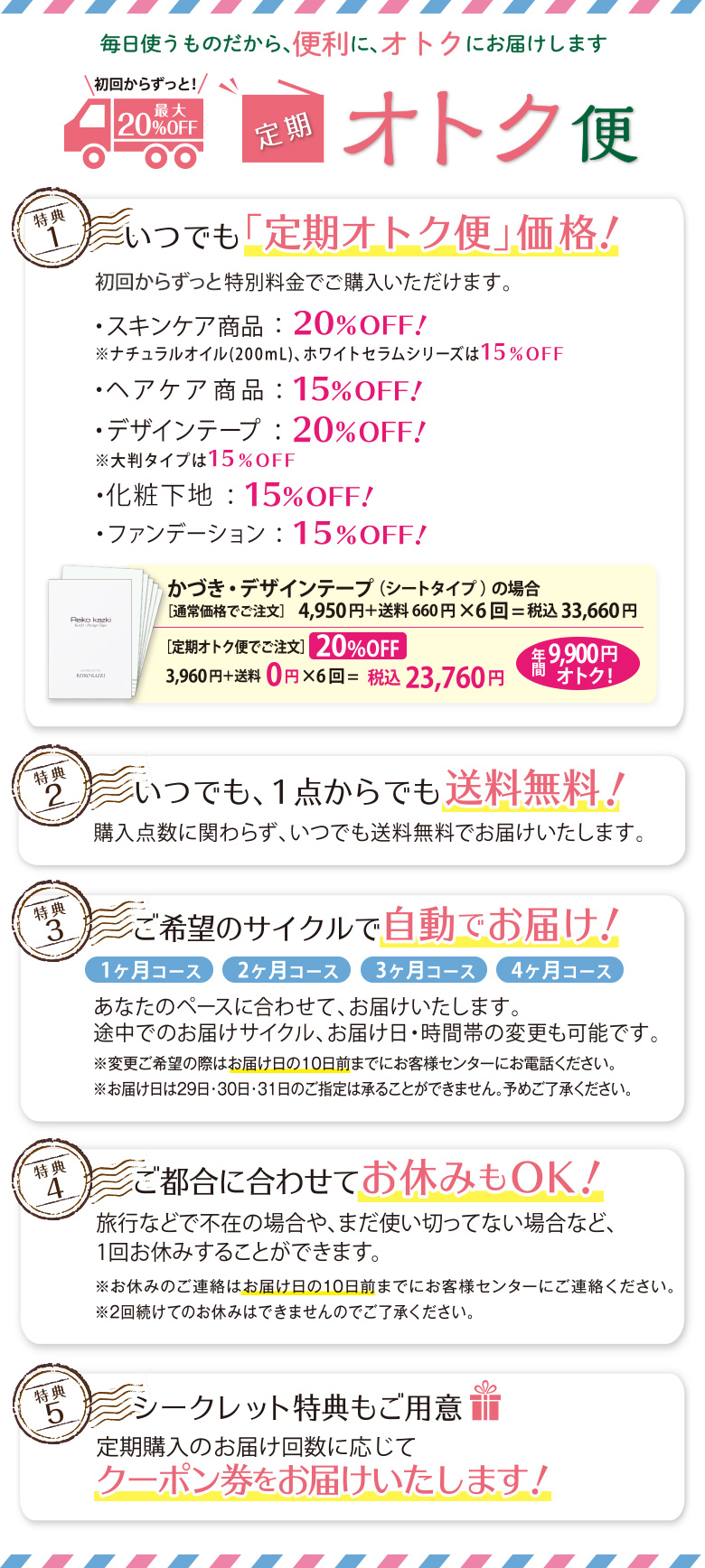 定期オトク便